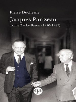 cover image of Jacques Parizeau Tome 2